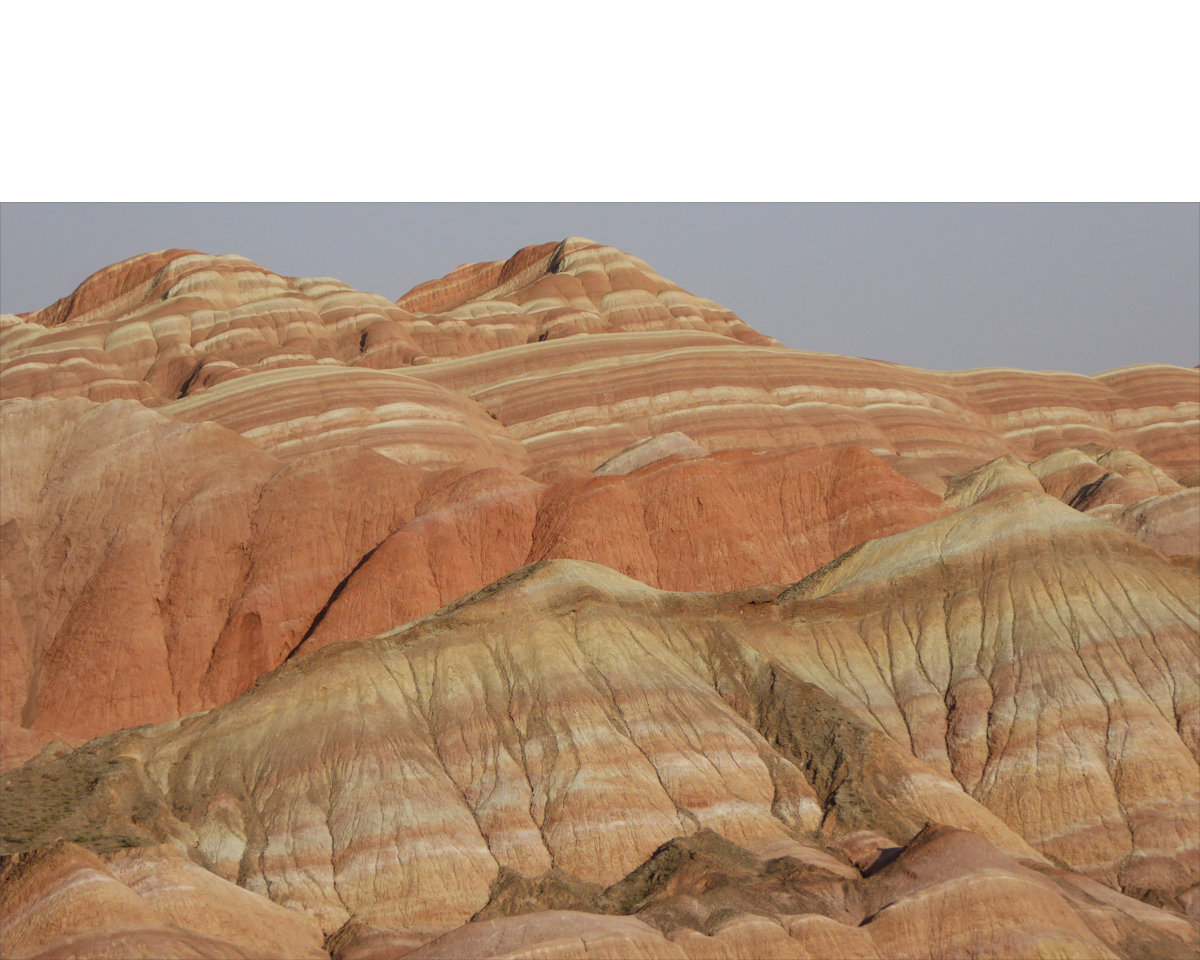 Zhangye rainbow mountains